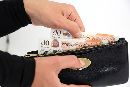 money in wallet
