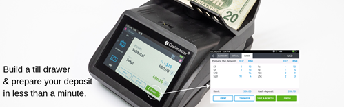 build a till drawer and prepare a deposti in under a minute